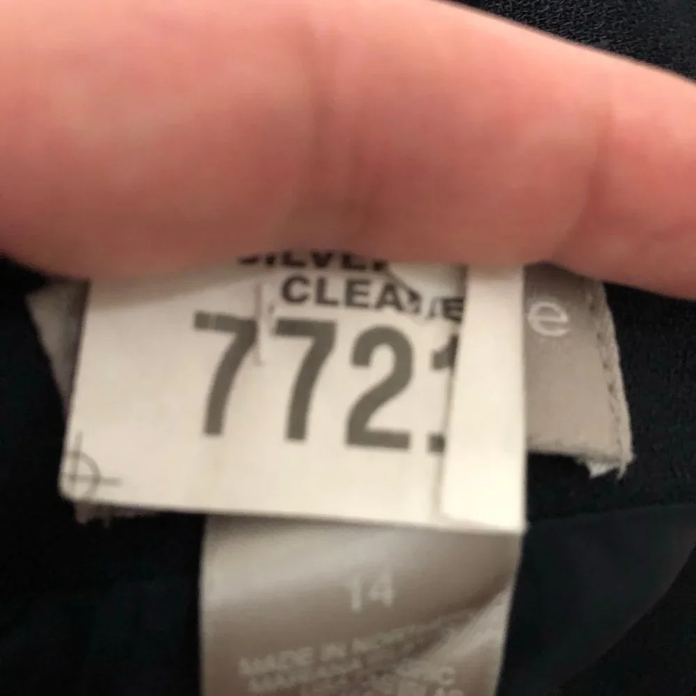 Liz Claiborne Navy Suit Skirt - Picture 4 of 6